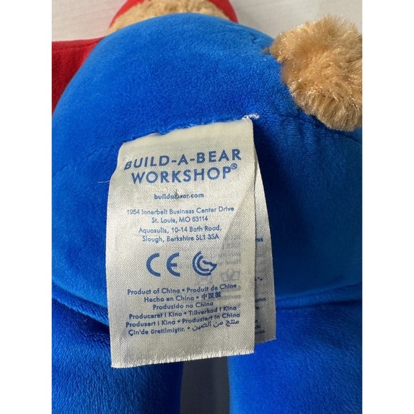 Build A Bear 18" Nintendo Super Mario Bros. Teddy Bear Plush 2017 Stuffed Animal - Picture 10 of 10